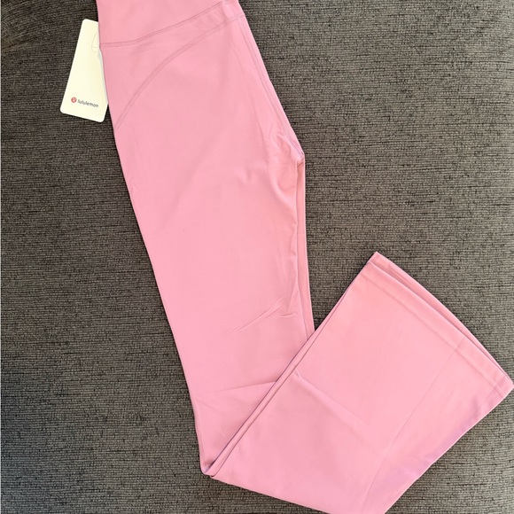 lululemon athletica Pink Define Jacket and Flare Leggings Gold Hardware Set - Picture 6 of 8